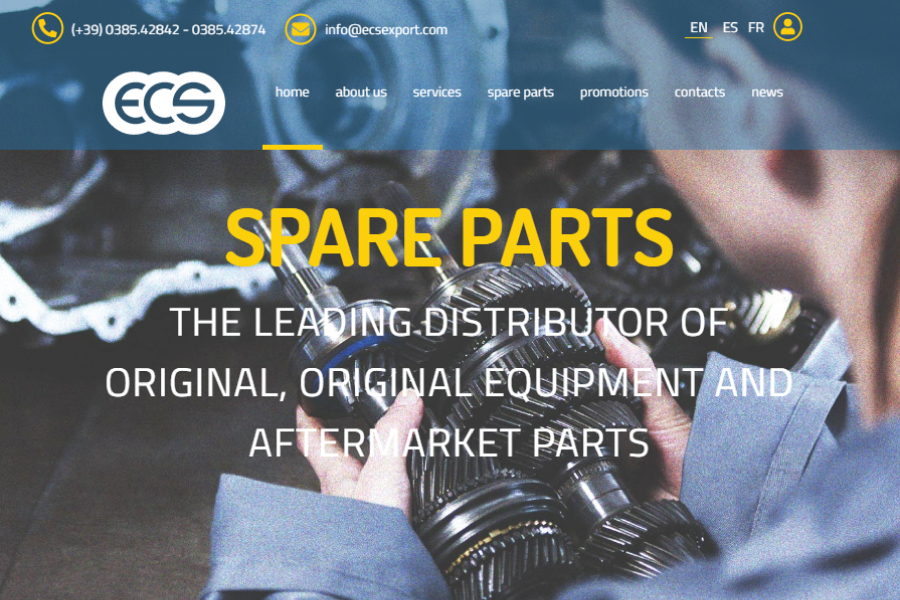 New website - ECS Spare Parts