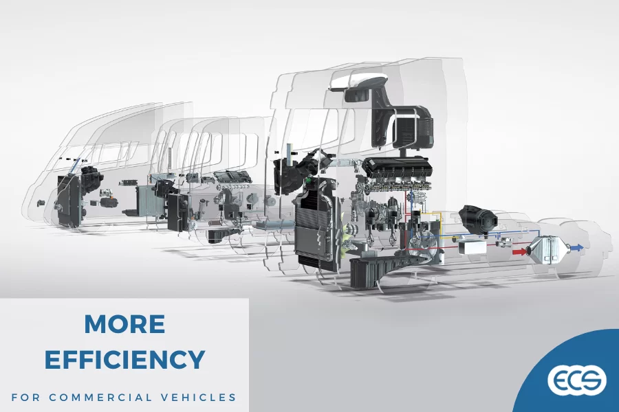 More Efficiency for commerchial vehicles with Mahle - ECS